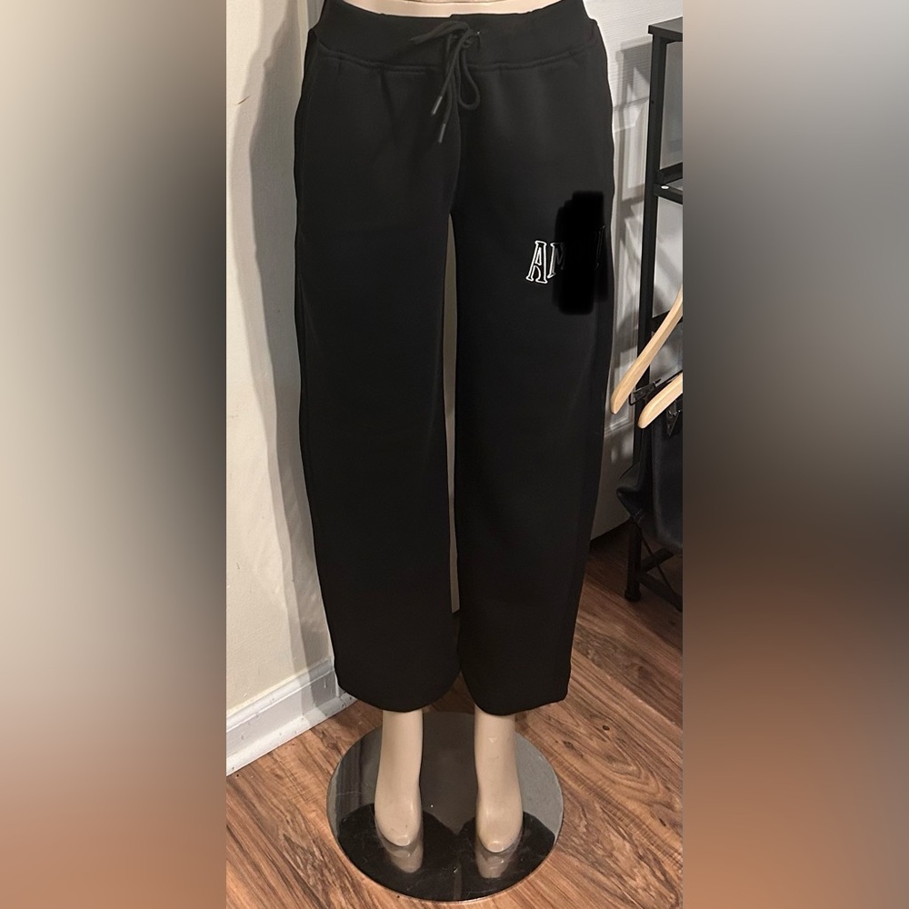 Men’s Black Sweatpants with Logo/Size:S-M/Excellent Condition(NO Re-Sale) - Picture 2 of 10